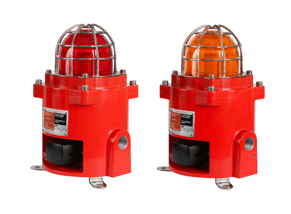 Colores disponibles de la alarma antiexplosiva QNES Vozell