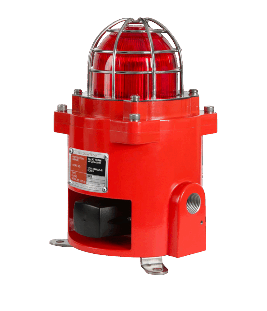 Alarma antiexplosiva LED y sirena QNES Vozell ATEX IECEx 110 dB