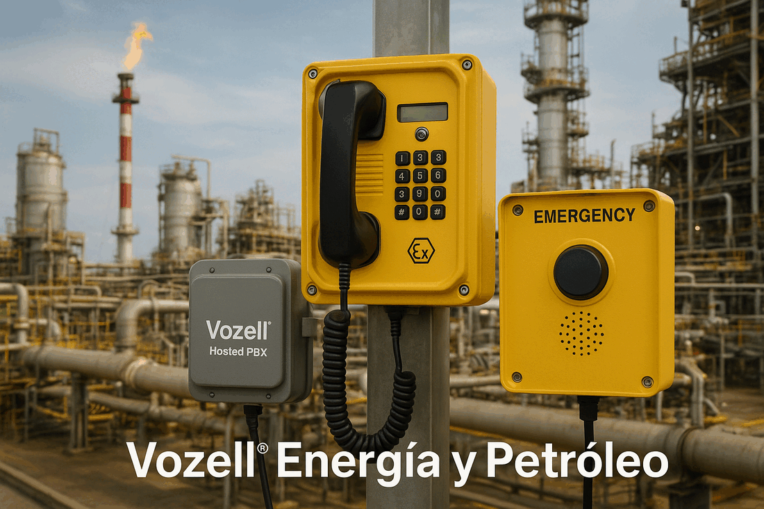 Comunicación segura y confiable para la industria de energía y petróleo Vozell