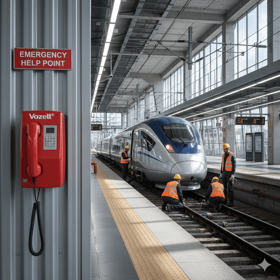 Comunicación segura y eficiente para transporte y ferrocarriles Vozell